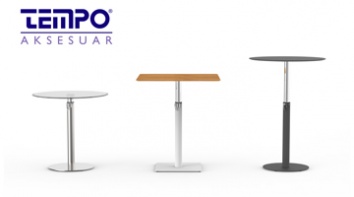 Height Adjustable Cafe and Bar Tables